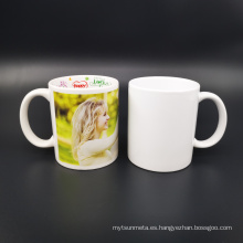 Taza de recubrimiento blanco de subliamtion de 11oz de gres de 11oz